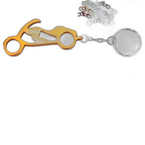 2 5/8 " Motorcycle Shaped Bottle Opener Key Holder