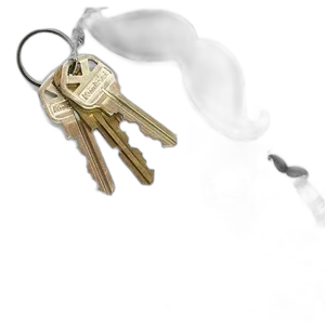Mustache Key Chain / Bottle Opener