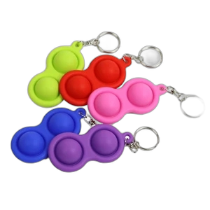 Push pop key chain