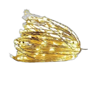 LED Battery Operated String  Copper Wire Light for Outdoor