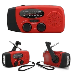 Emergency Hand Crank Dynamo Radio with USB Phone Charger