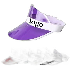 Unisex Retro 80s Neon Sun Visor Hat Headband Cap