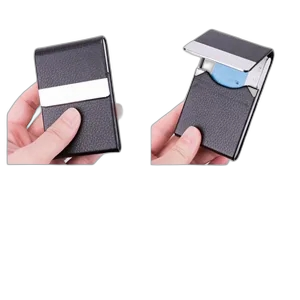 Magnetic Buckle Stainless Steel ID Case