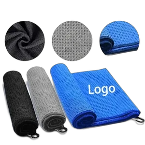 Waffle Pattern Golf Towel