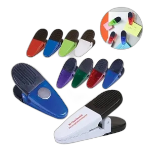 Jumbo Size Magnetic Memo Clip Holder w/Strong Grip