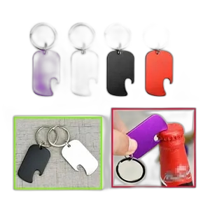 Aluminum Key Holder & Dog Tag with Bottle Opener