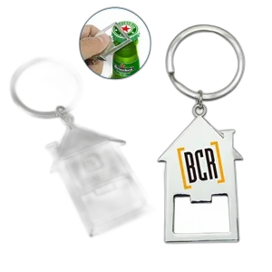 House Shaped Bottle Opener Key Holder