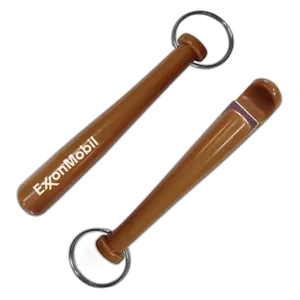 Baseball Bat Shaped Bottle Opener w/ Key Holder