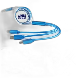 3-in-1 Retractable Cellphone Charging USB Cable