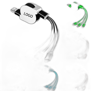 Retractable 3-in-1 Fast Charging Cable