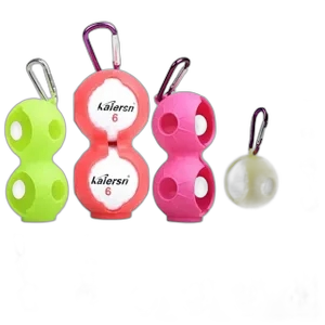 Silicone Golf Ball Holder With Key Ring