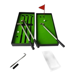 Mini Desktop Golf Course Ballpoint Pens Set