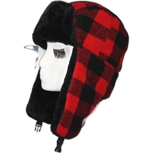 Trapper's style cap with the ear flaps and fur.